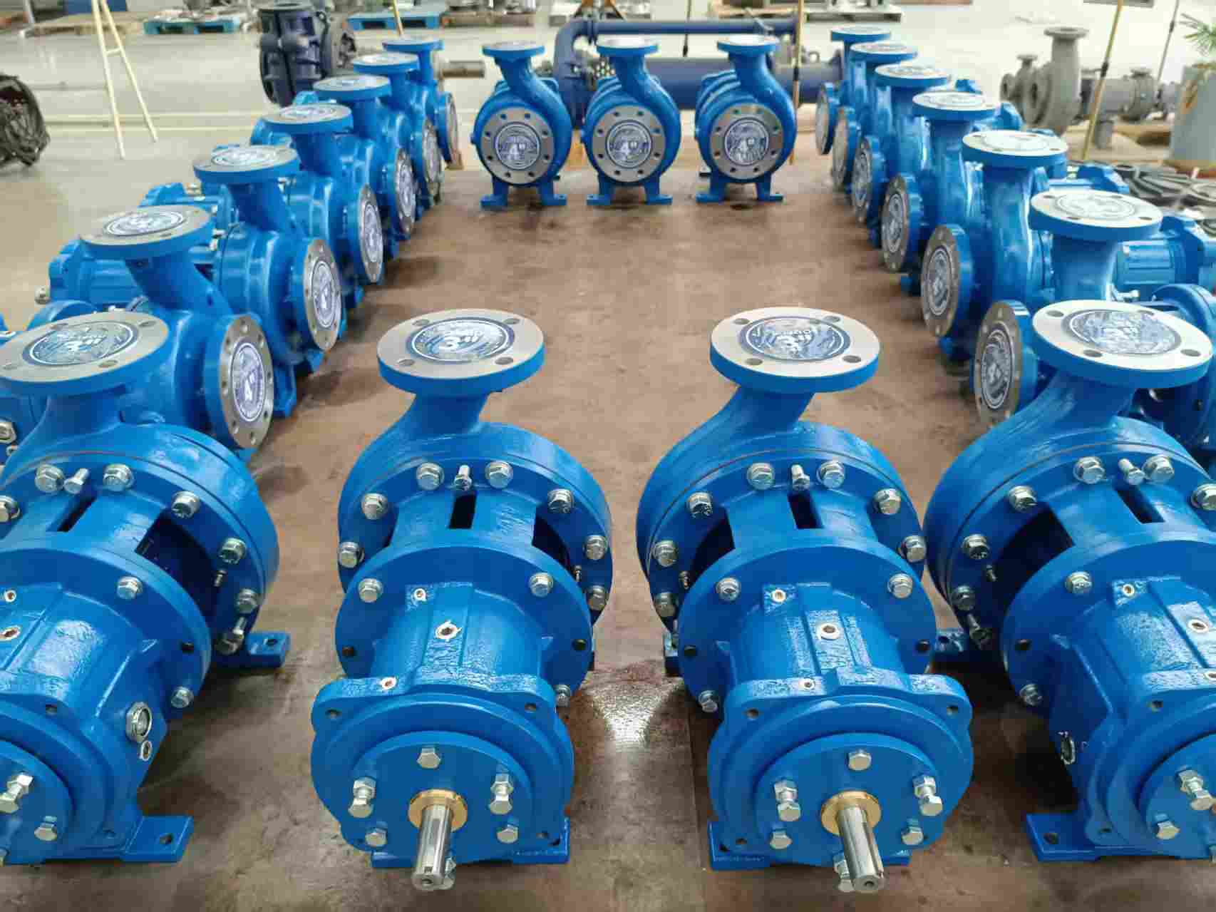 Еуропалық клиентке 20 химиялық технологиялық сорғыларды сәтті жеткізу және жеткізу